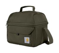 Carhartt Boîte à lunch à deux compartiments pour 12 canettes | Sac à lunch entièrement isolé et durable pour femmes et hommes, grande boîte à lunch (Tarmac)