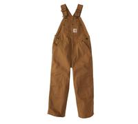 Carhartt boys Bib Overalls (Lined and Unlined),Carhartt Brown Canvas,8