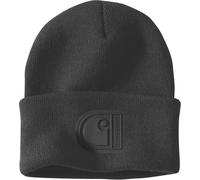 Carhartt C Patch, bonnet Taille unique Noir/Noir Noir/Noir
