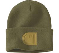 Carhartt C Patch, bonnet Taille unique Olive/Marron Clair Olive/Marron Clair