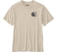 T-shirt Carhartt C Graphic manches courtes beige clair - L