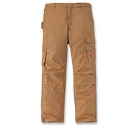 Carhartt Canvas Boise Multi-Cargo Dungaree Pantalon, Marron, Taille 42/32