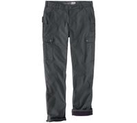 Carhartt Cargo Fleece Lined Work Pantalon, Gris foncé, Taille 34