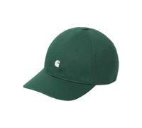 Carhartt - Casquette à visière courbée - Madison Logo Cap Dark Fir Wax en Coton - Vert Vert