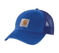 Carhartt Canvas Mesh-Back Cap Casquette de Baseball, Bleu-Verre Blue, Taille Unique Hommes