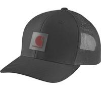 Carhartt Rugged Flex Twill Mesh-back Logo Patch Cap Noir
