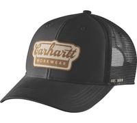 Carhartt Rugged Flex Twill Mesh Script Patch, capuchon Taille unique Noir (N04) Noir (N04)