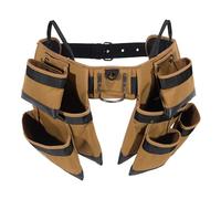 Carhartt Ceinture à outils rembourrée, ceinture à outils robuste avec poches de rangement pour outils et fixation, 11 poches, marron Carhartt