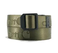 Carhartt Ceintures robustes standard et décontractées pour homme, disponibles en plusieurs styles, couleurs et tailles, sangle en nylon (vert kakie), taille L