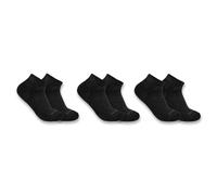 Carhartt Chaussettes basses en mélange de coton – Lot de 3 – Noir – Taille L Femme
