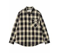 Carhartt - Chemise à carreaux - L/S Witten Shirt Witten Check Wall en Coton - Taille XS - Noir Noir XS