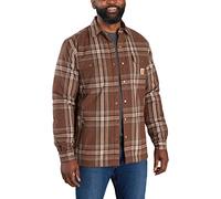 Carhartt Flannel-Sherpa, chemise/veste XXL Marron/Gris (227) Marron/Gris (227)