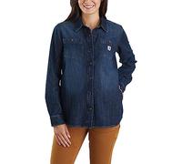 Carhartt Chemise en denim à manches longues pour femme, Zion, S