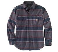 Carhartt Hamilton Fleece Lined chemise, noir-pourpre, taille S pour homme