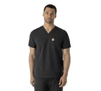 Carhartt Chemise Haut à col en V Force pour homme, noir, Taille XL