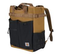 Carhartt CinchTop Sac à dos convertible unisexe en nylon résistant à l'eau, Marron, One Size, Sac à dos fourre-tout convertible en nylon 28 l avec housse pour ordinateur portable