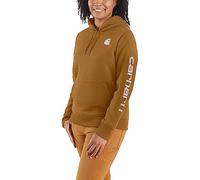 Carhartt Clarksburg Graphic Sleeve Pullover Sweatshirt pour femme, Carhartt Marron, L