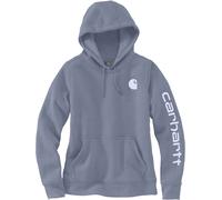 Carhartt Clarksburg Logo, sweat à capuche femme S Gris/Blanc (V83) Gris/Blanc (V83)