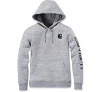 Pull Carhartt Women Clarksburg Pullover Sweatshirt Asphalt Heather Nep-S