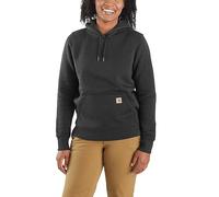 Carhartt Clarksburg Pull à manches graphiques pour femme (tailles standard et grandes), Carbone, Small
