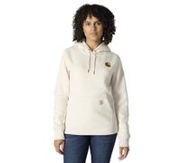 Carhartt – Sweat à capuche Clarksburg Logo pour femmes – Brun-beige – Taille M