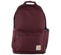 Carhartt Sac à dos Classic Daypack 21L – poche PC, résistant à l'eau, sans PFAS – Rouge foncé