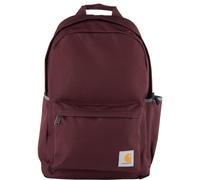 Carhartt Sac à dos Classic Daypack 21L – poche PC, résistant à l'eau, sans PFAS – Rouge foncé