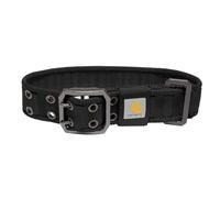 Carhartt Collier large entièrement réglable pour chien, en nylon robuste pour la marche et le dressage, noir, taille L