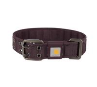 Carhartt Pet Collier en toile entièrement réglable pour chien, vin profond, taille L