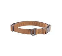Carhartt Collier pour chien de terrain entièrement réglable en tissu 600 deniers durable avec marque réfléchissante pour plus de visibilité Marron Carhartt Taille L