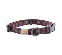 Carhartt Collier pour chien en nylon entièrement réglable avec boucle à dégagement latéral durable, vin foncé, taille L