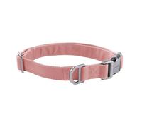 Carhartt Collier pour chien entièrement réglable en tissu 600 deniers durable avec logo réfléchissant pour plus de visibilité, teinte rose, taille L