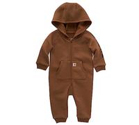 Carhartt Combinaison à capuche pour bébé garçon, Carhartt Marron uni, 18 mois