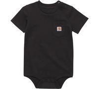 Carhartt Combinaison unisexe à manches courtes avec poche à manches courtes et poche Noir, 9M, Noir , 9 mois