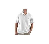 Carhartt Contractor’S Work Pocket Polo Chemise, White, L Homme