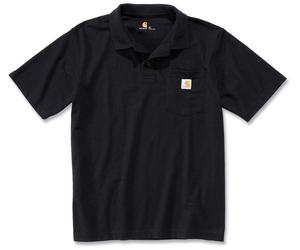 Carhartt Contractors Work Pocket Polo, noir, Taille S