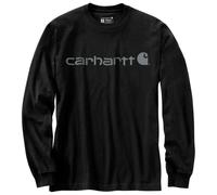 Carhartt - Core Logo L/S - Haut à manches longues - S - black / gray