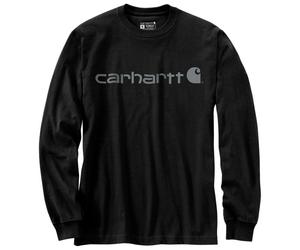 Carhartt - Core Logo L/S - Haut à manches longues - XXL - black / gray