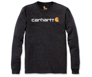 Carhartt - Core Logo L/S - Haut à manches longues - XXL - carbon heather