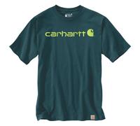 Carhartt - Core Logo S/S - T-shirt - S - dark harbor teal