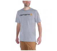 T-shirt Carhartt Core Logo manche courte gris noir orange - XXL