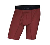 Carhartt Cotton Blend 8" 2 Pack Boxer Brief Boxeur ajusté, Brique brûlée, XL Homme