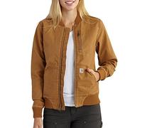 Carhartt Crawford Bomber Jacket Vestes, Brown, L Taille Normale Femme