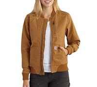 Carhartt Crawford Bomber Jacket Vestes, Brown, M Taille Normale Femme