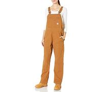 Carhartt Crawford Double Front Bib Overall Salopette, Brown, XL aux Femmes