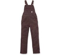 Carhartt Workwear Salopette Crawford Double Front Bib Overall Marron foncé XS Femme