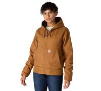 Carhartt Washed Duck Active, veste textile femme L Marron Clair Marron Clair