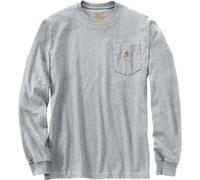 Carhartt Dearborn Loose Chemise Longsleeve, Gris clair, Taille XXL