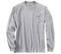 Carhartt Workwear T-shirt manches longues Pocket Gris clair L Homme