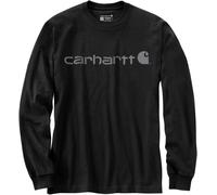 Carhartt Dearborn Relaxed Logo Manches longues, noir-gris, taille M pour homme